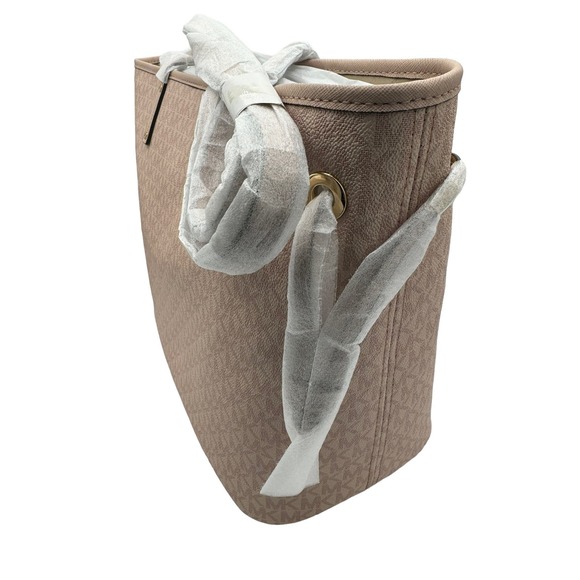 NWT - Michael Kors “MK” - Jet Set Travel - Ballet Lg Drawstring Tote / purse - Picture 5 of 8